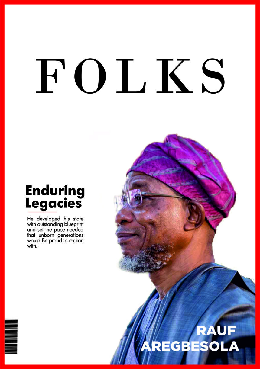 folks magazine cover design for Aregbesola 's edition